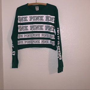 PINK Victoria’s Secret long sleeved crop top